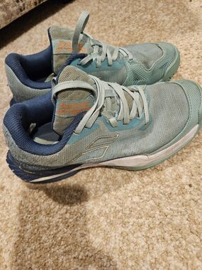 Babolat Kids' Teal & Navy Tennis Sneakers